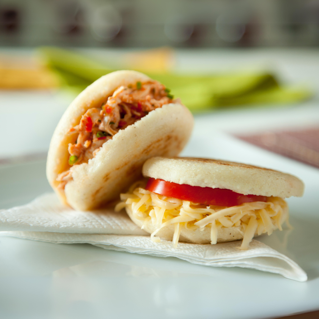 Arepas en Ciber Café Punto Azul